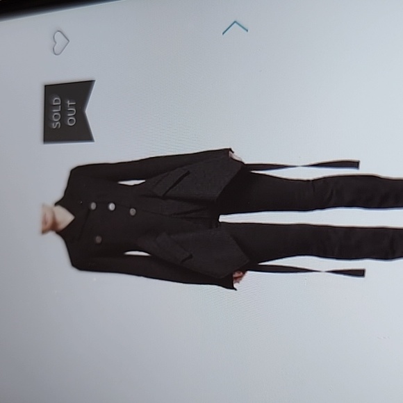 PROENZA SCHOULER TWEED ASYMMETRIC RUNWAY BLAZER COAT EUC UNWORN SIZE 8 - Picture 5 of 7